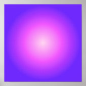 Licht en hete roze violette aura ombre poster (Voorkant)