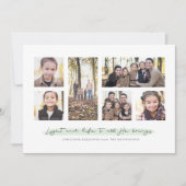 Licht- en levenslange fotokaart voor religieuze fe feestdagenkaart (Voorkant)