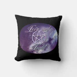 Licht en liefde met pentakel kussen