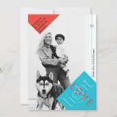 Licht- en liefdeshanoeka en kerstfotokaart kaart (Voorkant)