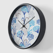 Licht en luchtig Hydrangea bloemenpatroon (Hoek)