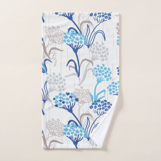 Licht en luchtig Hydrangea bloemenpatroon Bad Handdoek (Handdoek)