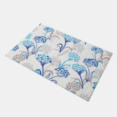 Licht en luchtig Hydrangea bloemenpatroon Deurmat (Schuin)