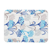 Licht en luchtig Hydrangea bloemenpatroon Magneet (Horizontaal)