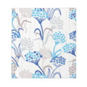 Licht en luchtig Hydrangea bloemenpatroon Notitieblok (Voorkant)