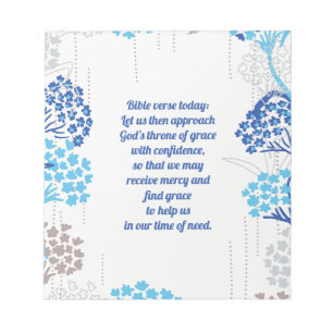 Licht en luchtig Hydrangea bloemenpatroon Notitieblok