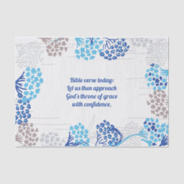 Licht en luchtig Hydrangea bloemenpatroon Tissuepapier