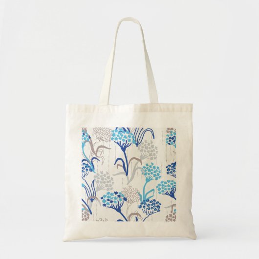 Licht en luchtig Hydrangea bloemenpatroon Tote Bag (Voorkant)