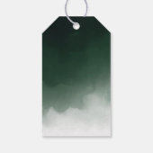 Licht en Luchtig Waterverf Botanisch Bladgroen Cadeaulabel (Achterkant)