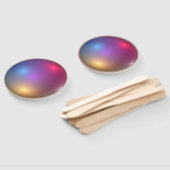 Licht en schaduw handwaaier (Niet-gemonteerd)