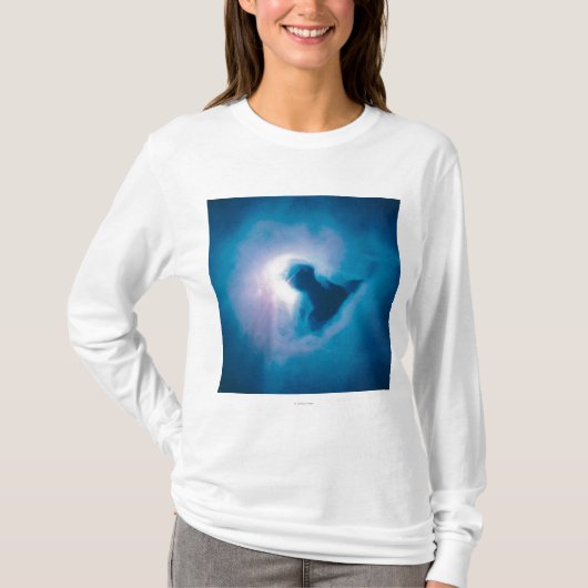 Licht en schaduw in de Carina Nebula T-shirt (Voorkant)
