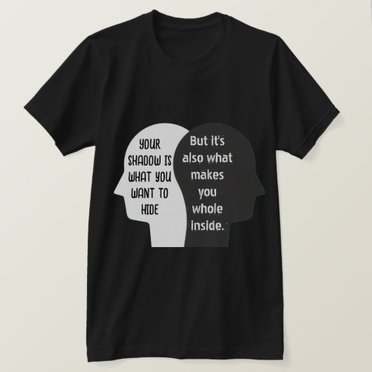 Licht en Schaduw Zelf t-shirt ontwerp (Design voorkant)