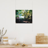 Licht en schaduwen 2 poster (Keuken)