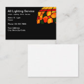 Licht en verlichting visitekaartje (Voorkant / Achterkant)