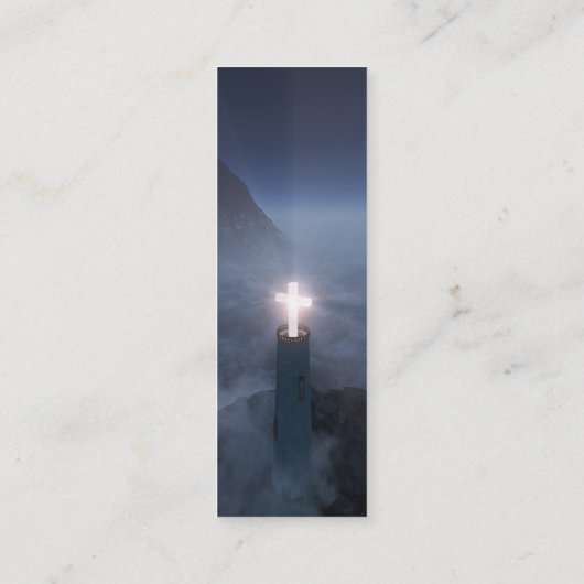 Licht en verlossing Bladwijzer Mini Visitekaartje (Achterkant)