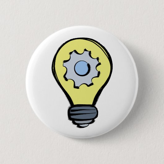 Licht en vistuig ronde button 5,7 cm (Voorkant)