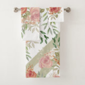 Licht en Waterverf van zoete Oranje Rozen Bad Handdoek (Insitu)