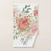 Licht en Waterverf van zoete Oranje Rozen Bad Handdoek (Handdoek)