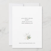 Licht Eucalyptus Glow Gold Commune 2 Naam Kaart (Achterkant)