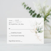 Licht Eucalyptus Glow Gold No Meal RSVP (Staand voorkant)