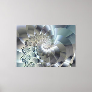 Licht Fijn Fractal 2 brago-Mitchell Art. Canvas Afdruk