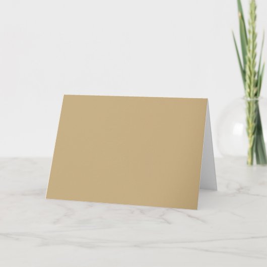 Licht Frans Beige Solid Color Kaart (Voorkant)
