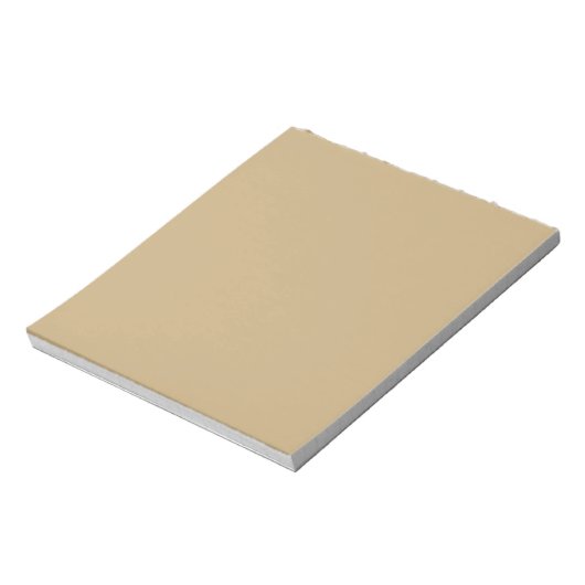 Licht Frans Beige Solid Color Notitieblok (Linkerzijde)