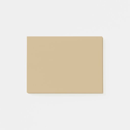 Licht Frans Beige Solid Color Post-it® Notes (Voorkant)