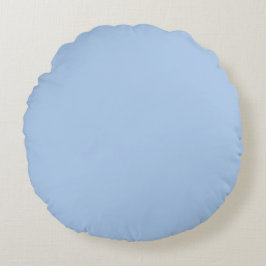 Licht Frans Blauw Effen Rond Kussen