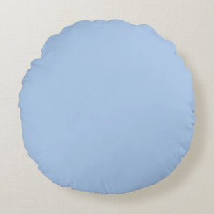 Licht Frans Blauw Effen Rond Kussen