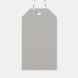 Licht Frans Grijs Effen Kleur Cadeaulabel
