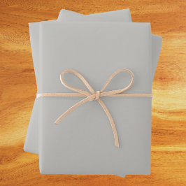 Licht Frans Grijs Effen Kleur Inpakpapier Vel