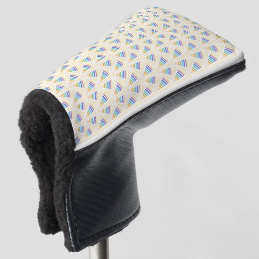 Licht gebogen hoofddeksel voor putter golfheadcover (3/4 voorkant)