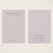 Licht gedempte lavender oorenkaart visitekaartje (Voorkant /achterkant)