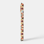 Licht Geel Abstract Patroon iPhone 15 Case (Linkerkant)