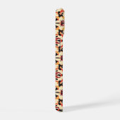 Licht Geel Abstract Patroon iPhone 15 Case (Rechterkant)