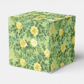 Licht geel en Bleek groen Roos Bedankdoosjes (Achterkant)