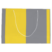 Licht geel en zacht grijs aanpassen groot cadeauzakje (Achterkant)