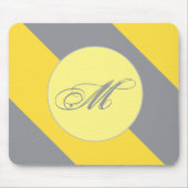 Licht geel en zacht grijs aanpassen muismat (Voorkant)