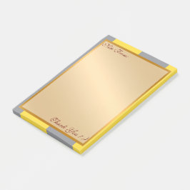 Licht geel en zacht grijs aanpassen post-it® notes