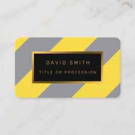 Licht geel en zacht grijs aanpassen visitekaartje