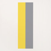 Licht geel en zacht grijs aanpassen yogamat (Achterkant)