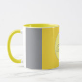 Licht geel en zacht grijs past Mok aan (Links)