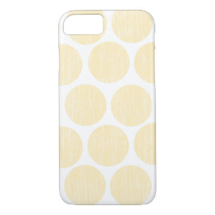 Licht Geel Onderdruk Polka Dot iPhone 7 Case-Mate iPhone Case
