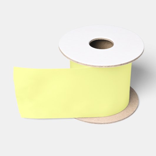 Licht geel satijnen lint (Spoel)