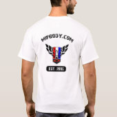 Licht gekleurd MiFbody.com TShirt (Achterkant)