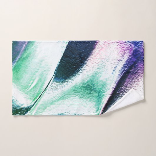 Licht gekleurd van metaal, groen tot blauw bad handdoek (Handdoek)