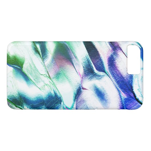 Licht gekleurd van metaal, groen tot blauw Case-Mate iPhone case (Achterkant (Horizontaal))