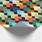 Licht gekleurde diamanten cadeaupapier (Hoek)