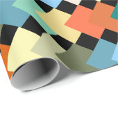 Licht gekleurde diamanten cadeaupapier (Rol Hoek)